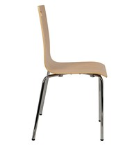 Luxus Multiplex stapelbare stoel beuken | Zithoogte 46cm Luxus Multiplex stapelbare stoel beuken | Zithoogte 46cm