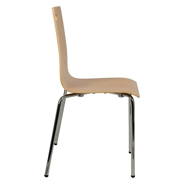 Stoel Holt | Multiplex (Beuken) | Zithoogte 46cm | Stapelbaar | Handgreep | 600x490x880(h)mm
