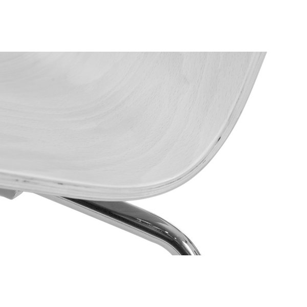 Stoel Hollis | Multiplex (Wit) | Zithoogte 46cm | Stapelbaar | 600x490x880(h)mm