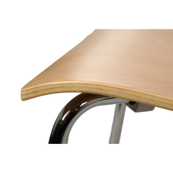 Stoel Hollis | Multiplex (Beuken) | Zithoogte 46cm | Stapelbaar | 600x490x880(h)mm