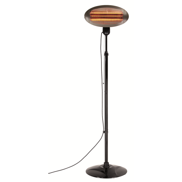 Terras-verwarmer ST2000 E | 2kW | Trekschakelaar | 550x500x2100(h)mm