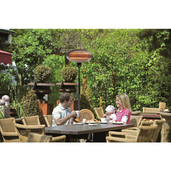 Terras-verwarmer ST2000 E | 2kW | Trekschakelaar | 550x500x2100(h)mm