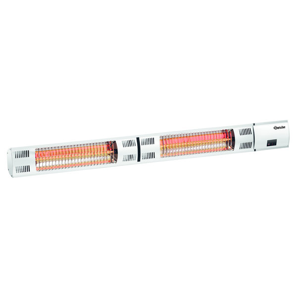 Terras-verwarmer aluminium W3000 E | 3kW | Wandmontage | 1050x200x100(h)mm
