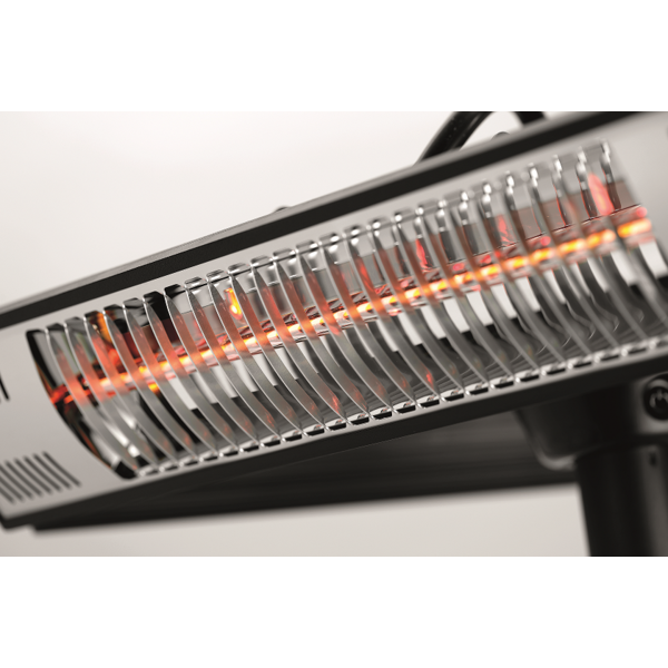 Terras-verwarmer | Aluminium/Staal | ST3000 3-E360 | 3kW | Uitgang Sokkel | Lengte 1850mm | 600x600x2120(h)mm