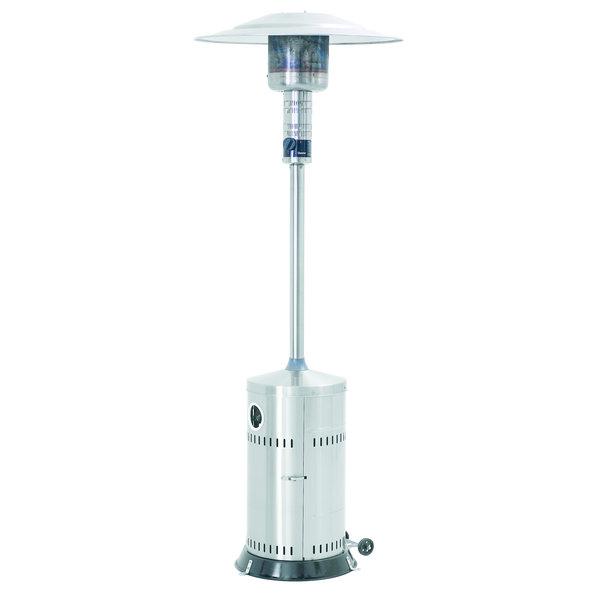 Terras-verwarmer | ST13500 G | RVS | 13.5kW | Verrijdbaar | 780x780x2220(h)mm