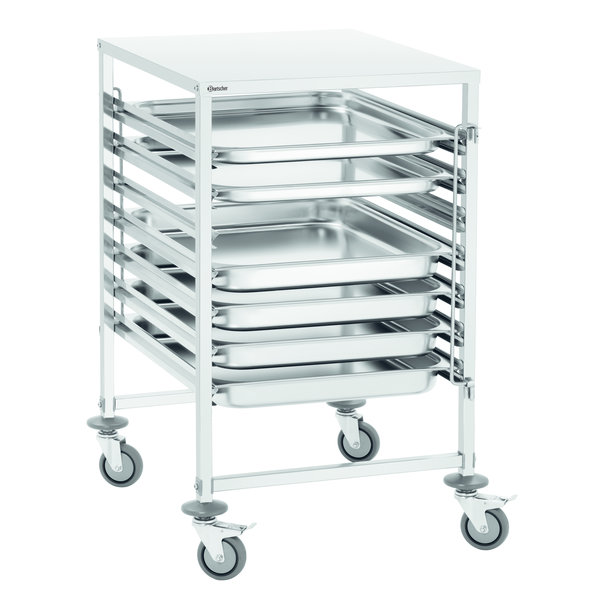 Gatronormwagen AGN700 | 7 roosters - 2/1 - 1/1 GN | 655x710x1010(h)mm