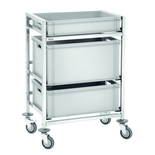 Krattenwagen AK300 | 3 schappen | 720x500x965(h)mm