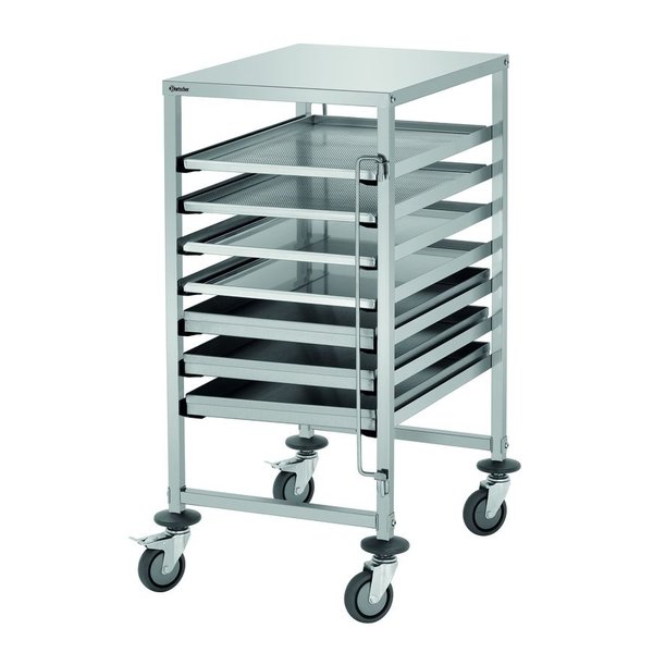 Euronormwagen AEN700-6040 | 7 roosters | 600x400mm | 535x685x1010(h)mm