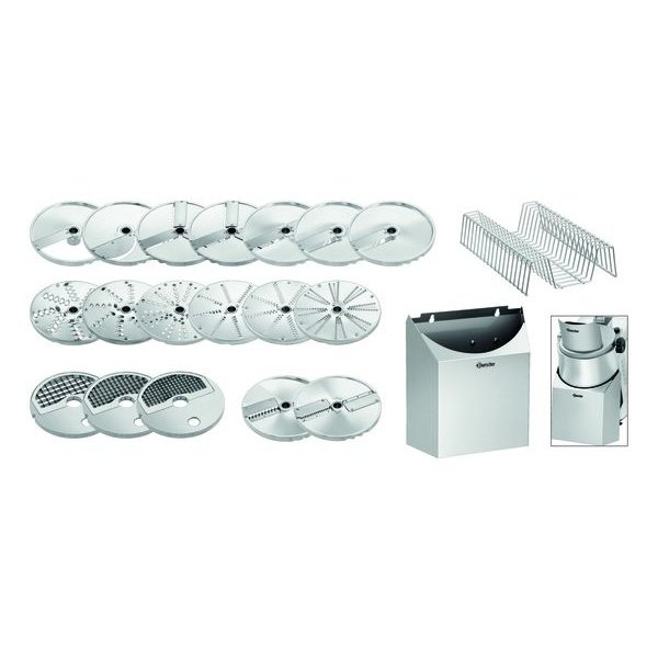 Groentesnijmachine GMS601 | 230V | 1/3 GN 175mm diep | 290x350x515(h)mm