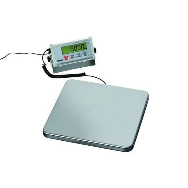 Digitale Weegschaal RVS | 150kg/50g | 230V | 320x305x42(h)mm