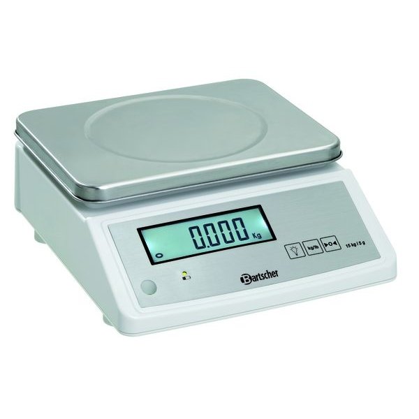 Keukenweegschaal | 230V | 15kg/5g | 280x330x125(h)mm