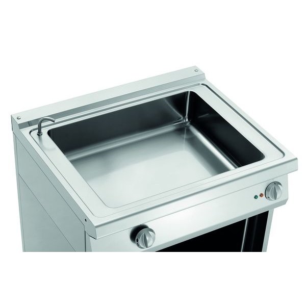 Bain marie | 700 | Elektrisch | 2kW | 1x 2/1 GN | Aftapkraan | 800x700x850(h)mm
