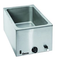Bartscher Bain Marie elektrisch | 1.2 kW/h | 1x 1/1 GN | Afvoerkraan | 355x550x295(h)mm