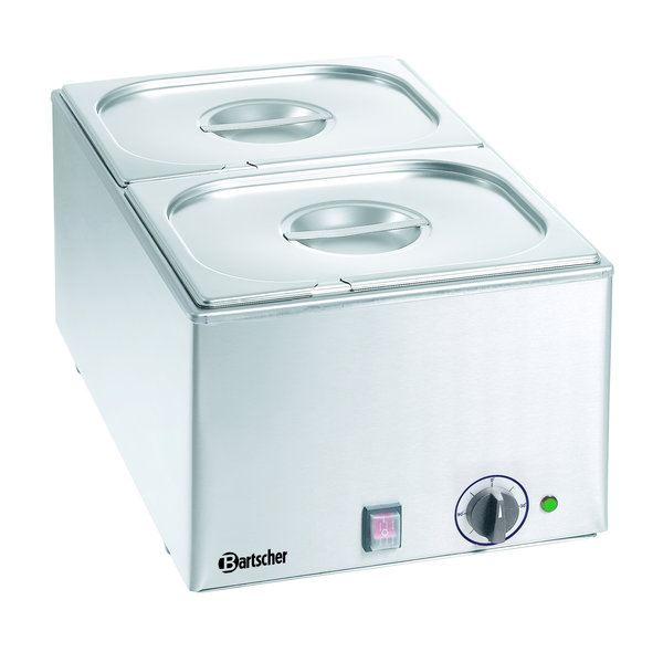 Bain Marie | Elektrisch | 1.2kW | 2x 1/2 GN | 338x540x248(h)mm