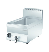 Bartscher Bain Marie 650 elektrisch | 1/1 GN | 1 kW/h | Aftapkraan | 400x650x295(h)mm