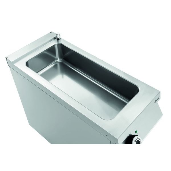 Au-Bain Marie | Pan | Elektrisch | 3.5kW | 1x 1/1 GN - 1x 1/3 GN | Aftapkraan | 400x900x900(h)mm