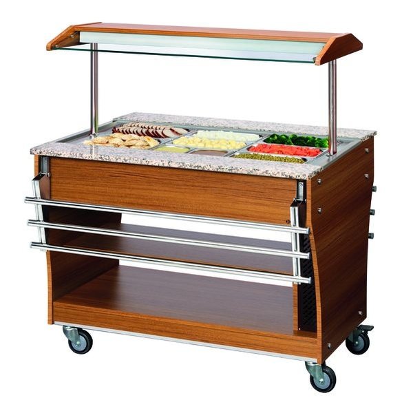 Buffetwagen Warm | 3x 1/1 GN | 230V | 1200x880x1370(h)mm