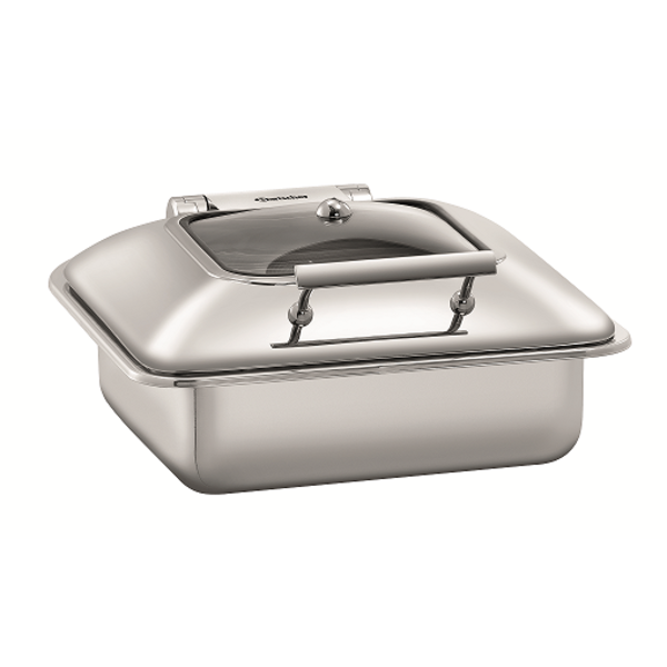 Chafing dish flexible 5,2L | 2/3 GN | Verhitting door vlakke inductie of glas keramische ingebouwde kookplaat  | 405x425x205(h)mm