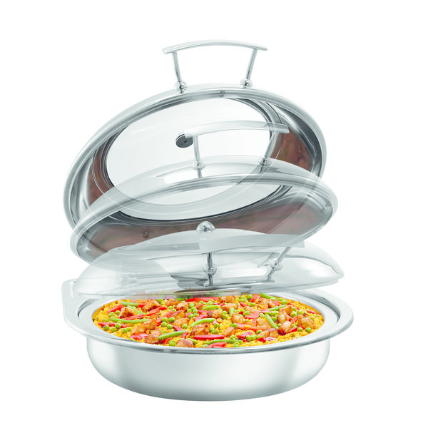 Chafing dish flexible 6,2L | Container Ø390mm | 435x472x185(h)mm