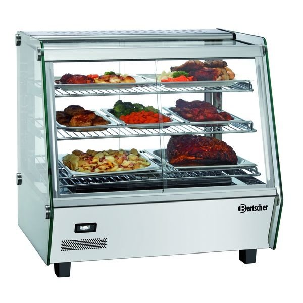 Warmhoudvitrine | Deli Plus I-D | 120L | 1.1kW | Schuifdeuren Beiden Zijden | 690x590x685(h)mm