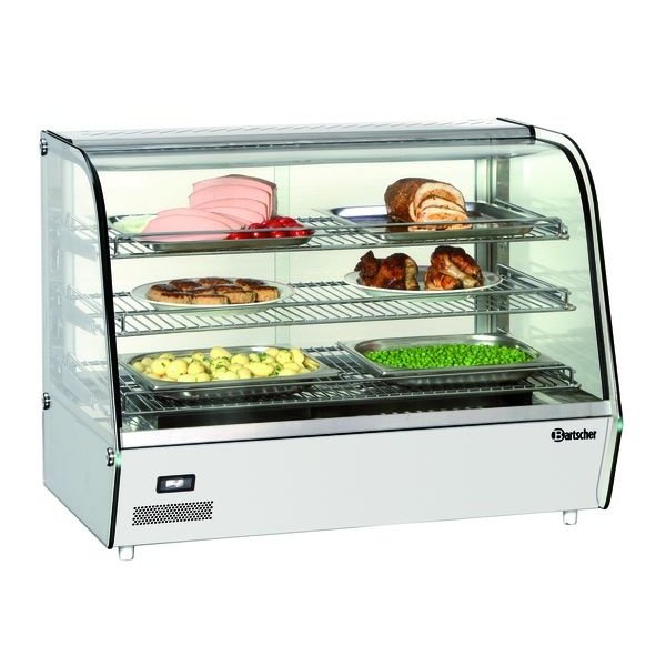 Warmhoudvitrine | Deli Plus II | 160L | 1.5kW | Schuifdeuren Achterkant | 870x585x685(h)mm