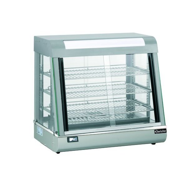 Warmhoudvitrine | Deli | 110L | 1.8kW | Schuifdeuren Beide Zijden | 660x470x640(h)mm