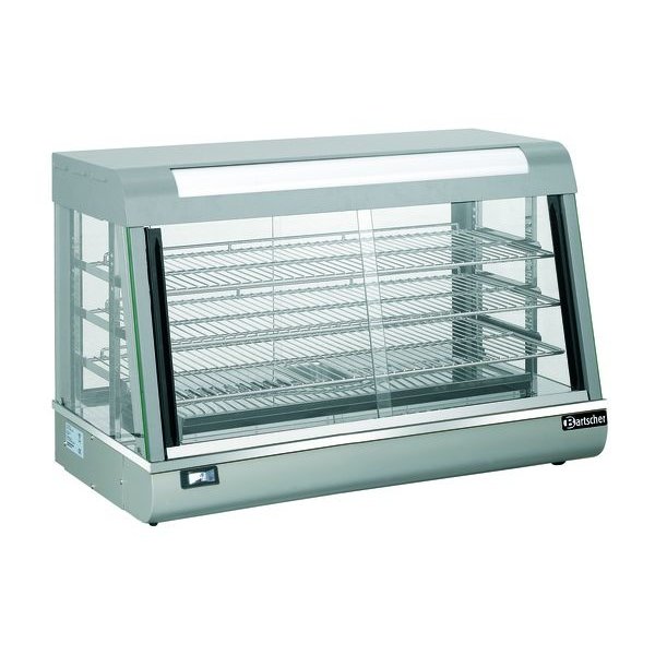 Warmhoudvitrine | Deli II | 152L | 1.8kW | Schuifdeuren Beide Zijden | 900x480x590(h)mm