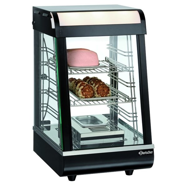 Warmhoudvitrine | Deli Compact | 52L | 1.2kW | Deur Achterkant | 390x475x690(h)mm