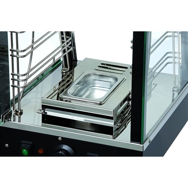 Warmhoudvitrine | Deli Compact | 52L | 1.2kW | Deur Achterkant | 390x475x690(h)mm