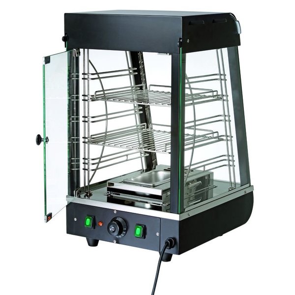 Warmhoudvitrine | Deli Compact | 52L | 1.2kW | Deur Achterkant | 390x475x690(h)mm