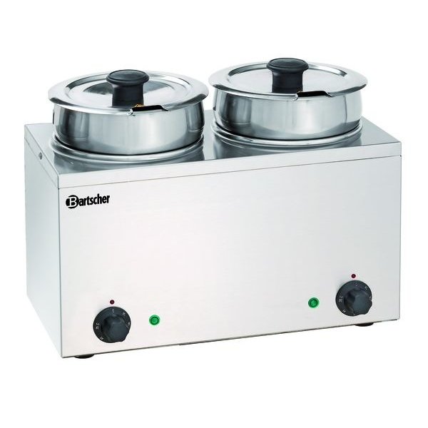 Bain Marie | Hotpot | RVS | 2x 3.5L | 230V | 415x210x320(h)mm