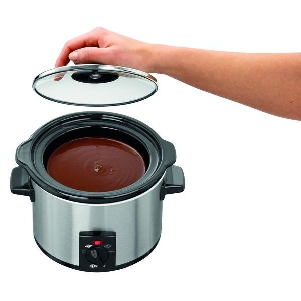 Chocolader Verwarmer | RVS | 1.25L | 230V | 230x220x200(h)mm