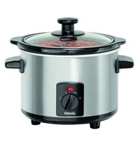 Bartscher Slowcooker mini aluminium | 1,25L | 230V | 230x220x200(h)mm Bartscher Slowcooker mini aluminium | 1,25L | 230V | 230x220x200(h)mm
