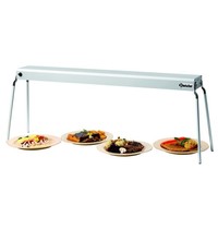 Bartscher Warmtebrug | IHR1250 | 1 Infrarood Verwarmingsbuis | 1.25kW | 1370x225x65(h)mm 