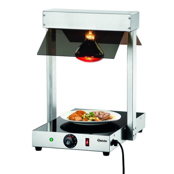 Warmhoudplaat + Infraroodlamp | I1WL400 | 30°C/85°C | 230V | 380x555x560(h)mm
