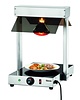 Bartscher Warmhoudplaat + Infraroodlamp | I1WL400 | 30°C/85°C | 230V | 380x555x560(h)mm 