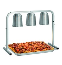 Bartscher Warmtebrug | 13WL820 | 2/1 GN | 3 Infrarood Lampen | 230V | 810x340x610(h)mm