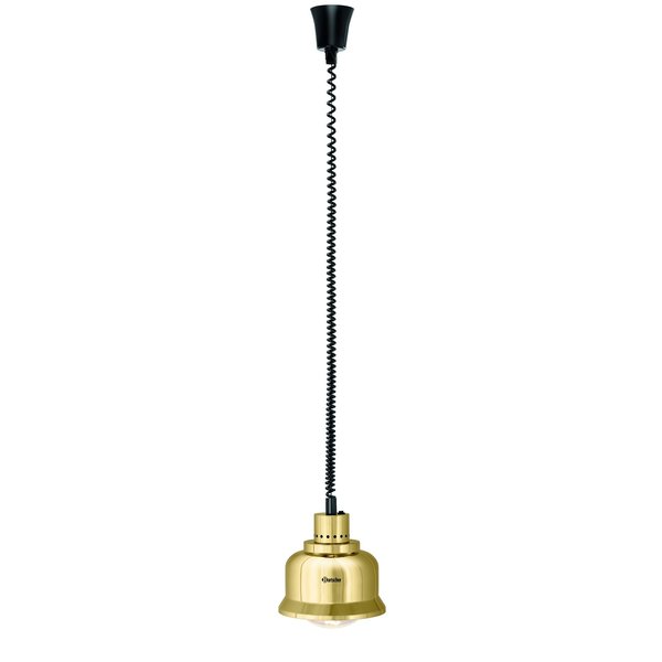 Warmtelamp | IW250D Goud/Hoogglans | 1 Infraroodlamp | 230V | 230x230x250(h)mm