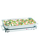 Bartscher Warmhoudplaat | Aluminium/Glas | WP150 | 230V | 1/1 GN | 570x335x40(h)mm 