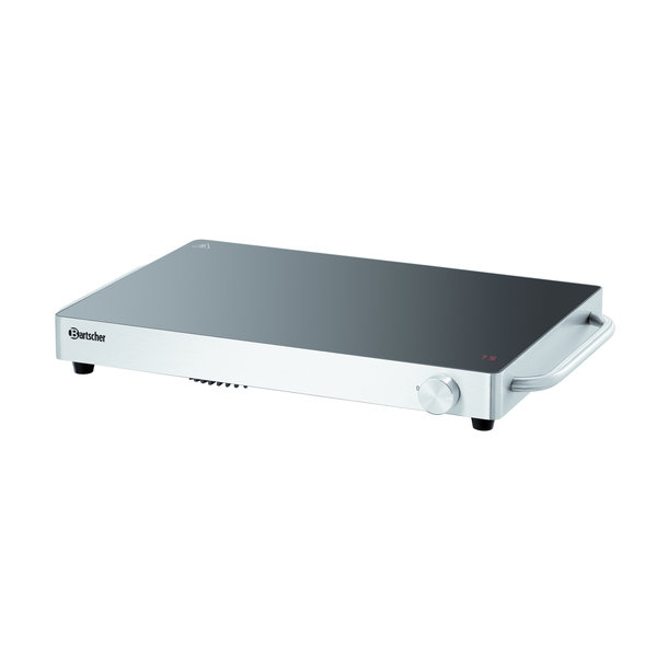 Warmhoudplaat | RVS | Inductie | IW10 | 1kW | 11 Temperatuurniveaus | 530x335x62(h)mm