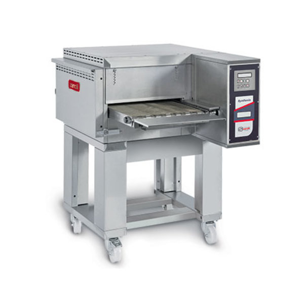 Zanolli lopendeband elektrische pizzaoven RVS | 7.9kW | 40cm band | 980x1300x440(h)mm