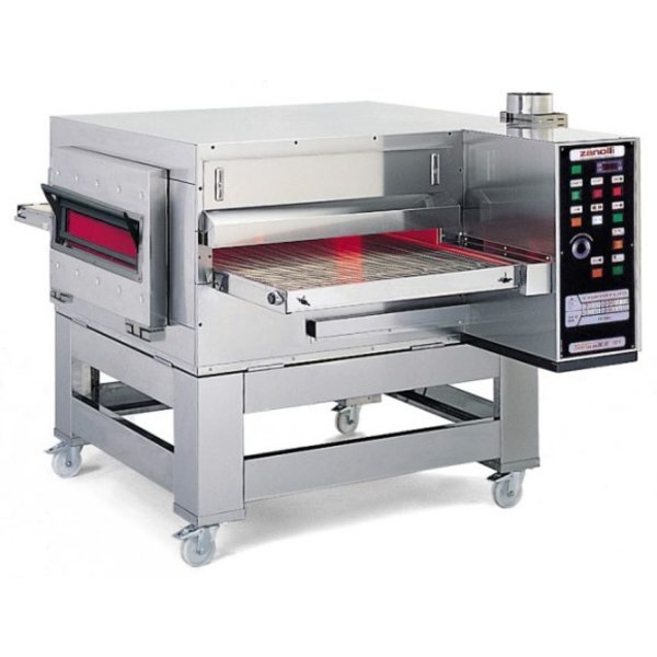 Lopendeband Pizzaoven | Gas | RVS | 30kW | 800mm Band | 1670x2150x590/1150(h)mm