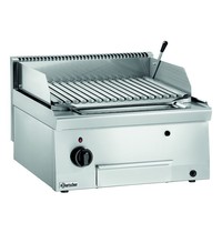 Bartscher Lavasteengrill | Gas 600 | 7.3kW | V Rooster | 600x600x290(h)mm