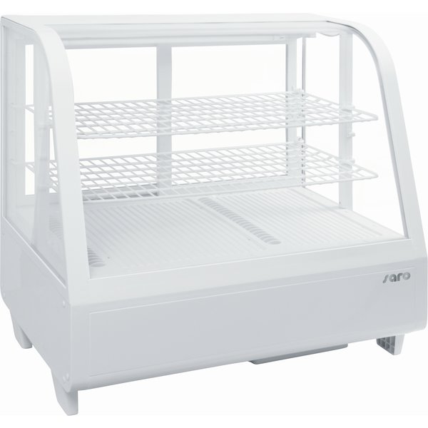 Koelvitrine | 100L | Wit | 0°C/+12°C | 3 Schappen | 695x462x670(h)mm