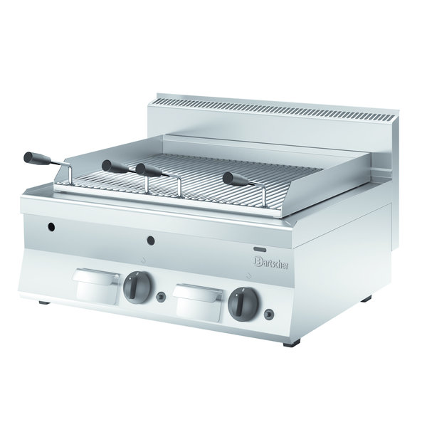 Lavasteengrill | Gas | 14kW | Cap. Lavastenen 12kg | 800x650x295(h)mm