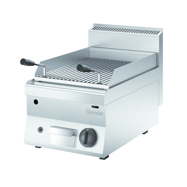Lavasteengrill gas | 7 kW/h | Cap. lavastenen 6 kg | 400x650x295(h)mm