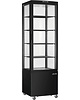 Saro Koelvitrine | 235L | Zwart | 0°C/+12°C | 5 Niveaus | Wielen | 515x485x1689(h)mm 