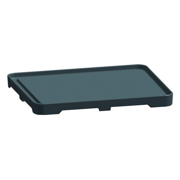 Braadplaat glad gietijzer | 575x375x38(h)mm