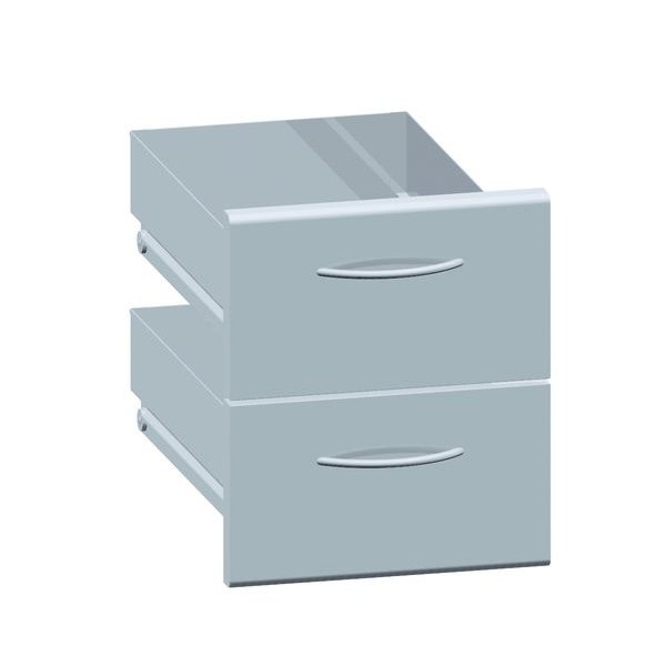 Schuiflade set 2 stuks | 395x660x455(h)mm