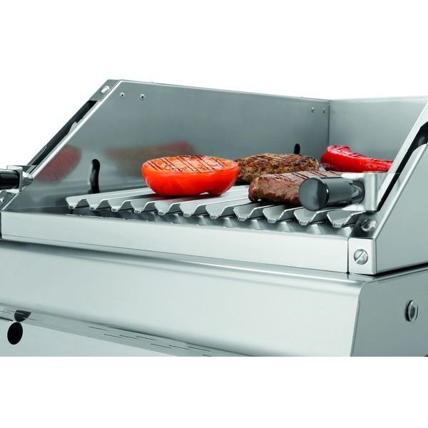 Lavasteengrill | RVS | Gas | 9kW | V Rooster | 400x700x850(h)mm